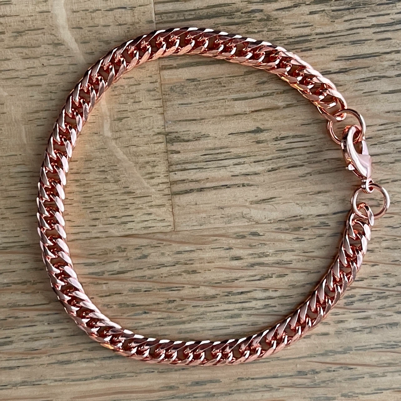 Pure Copper chain bracelet - photo 3