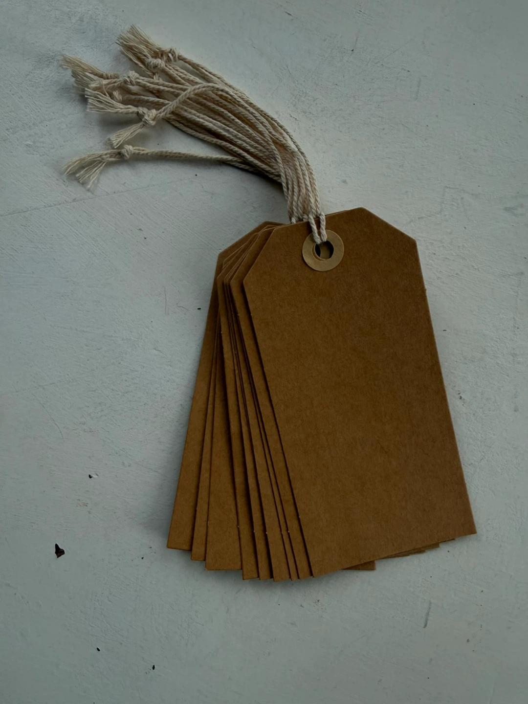 Kraft brown gift tags - medium x10 - photo 2