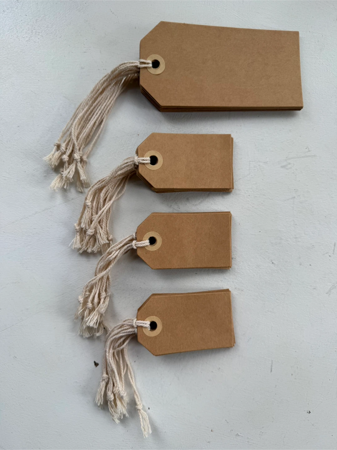Kraft brown gift tags - medium x10 - photo 4