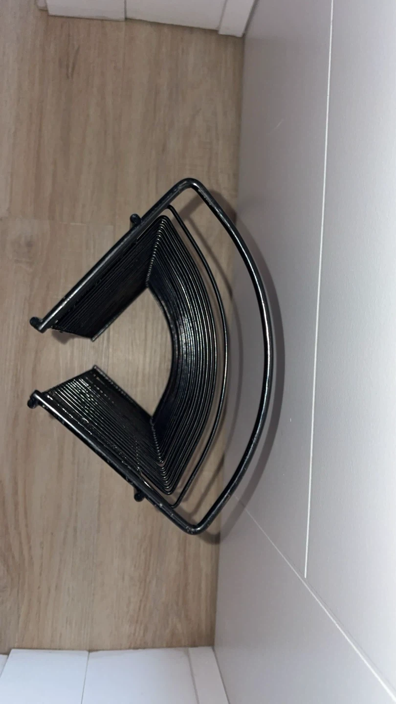 1990s Wire Mesh CD Storage Tower Rack - photo 3
