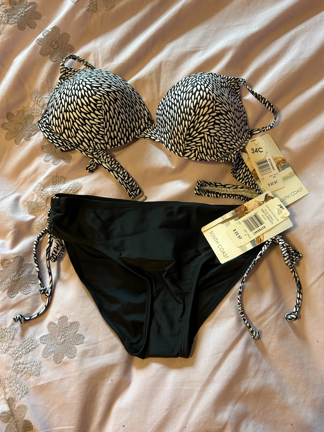 South Coast Bikini Set 34C/size 8
