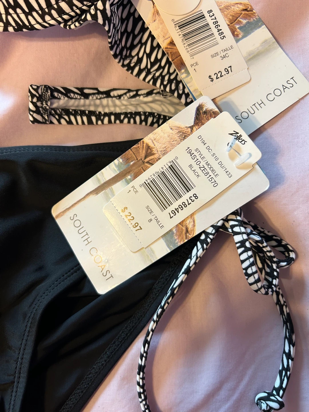 South Coast Bikini Set 34C/size 8 - photo 2