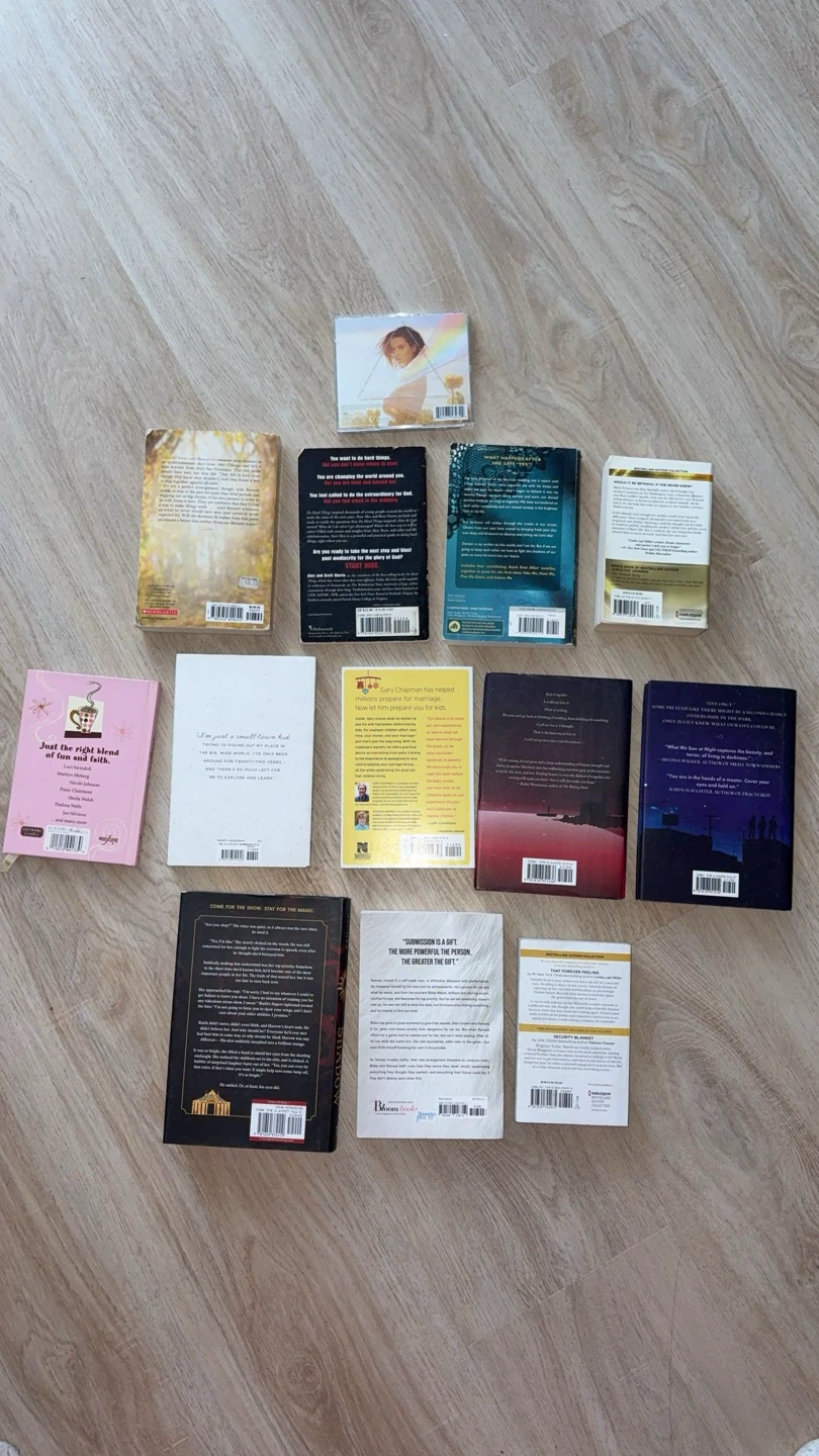 Assorted Paperback Books and Katy Perry CD - photo 2
