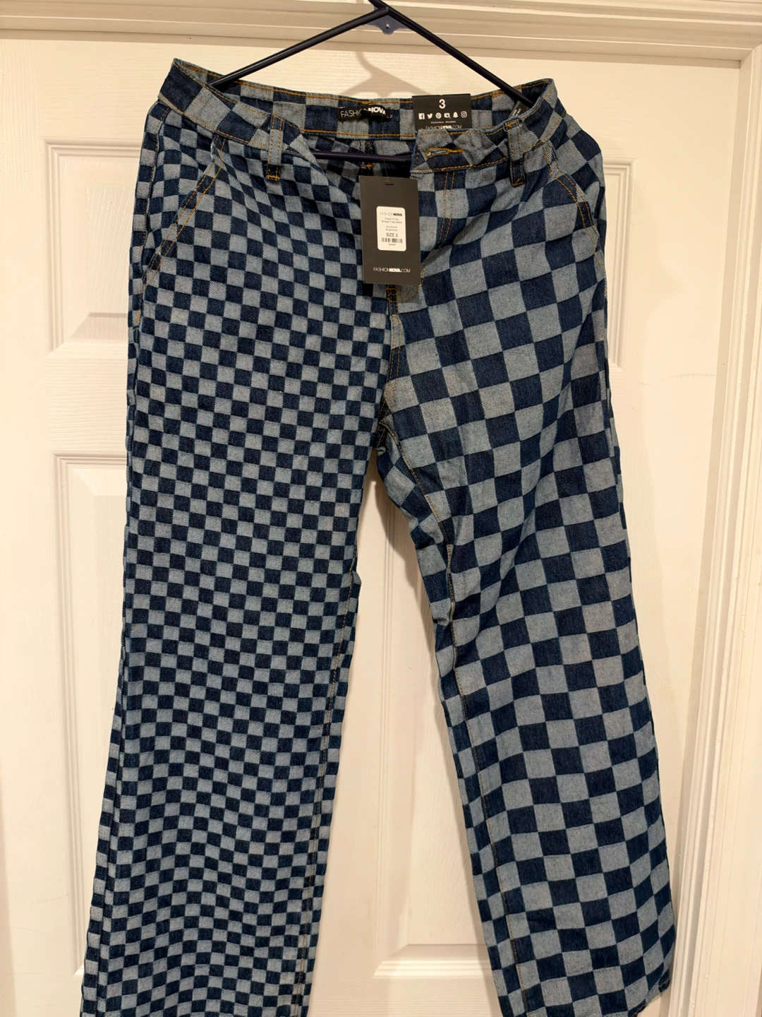 Fashion Nova Check It Out Straight Leg Jeans - photo 4