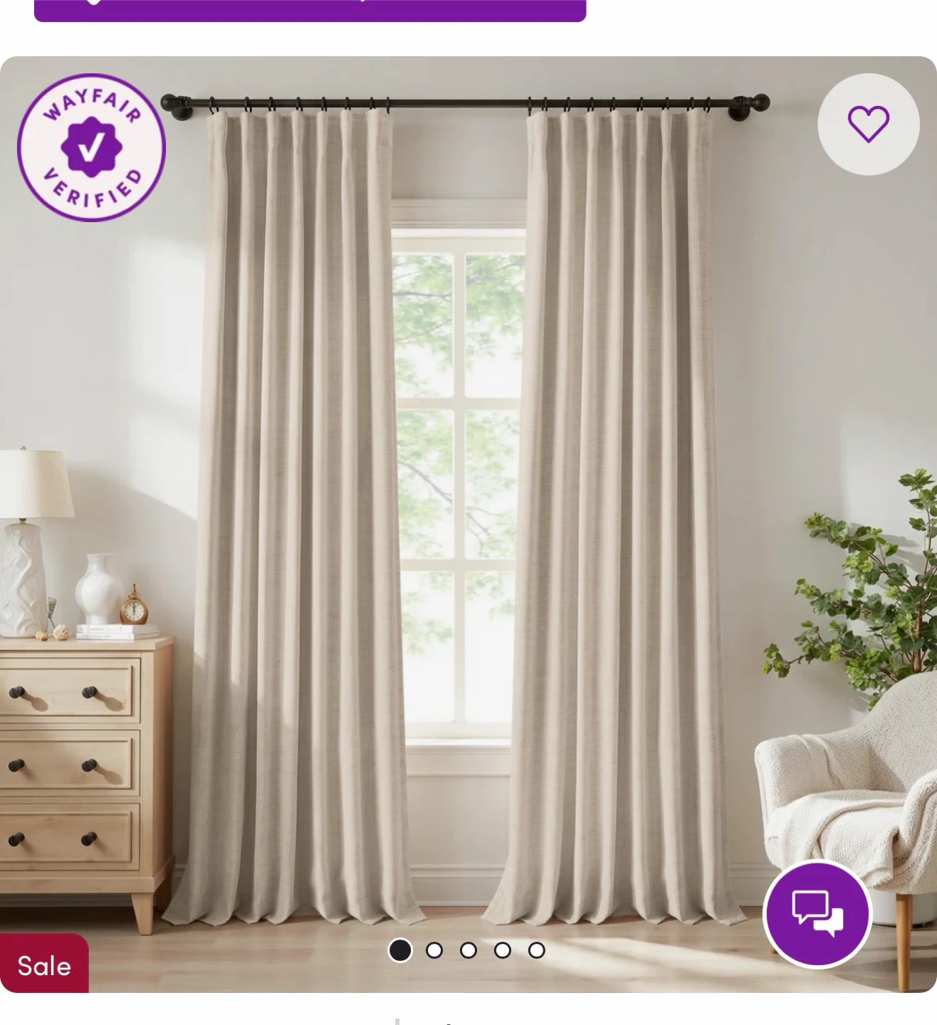 beige curtains