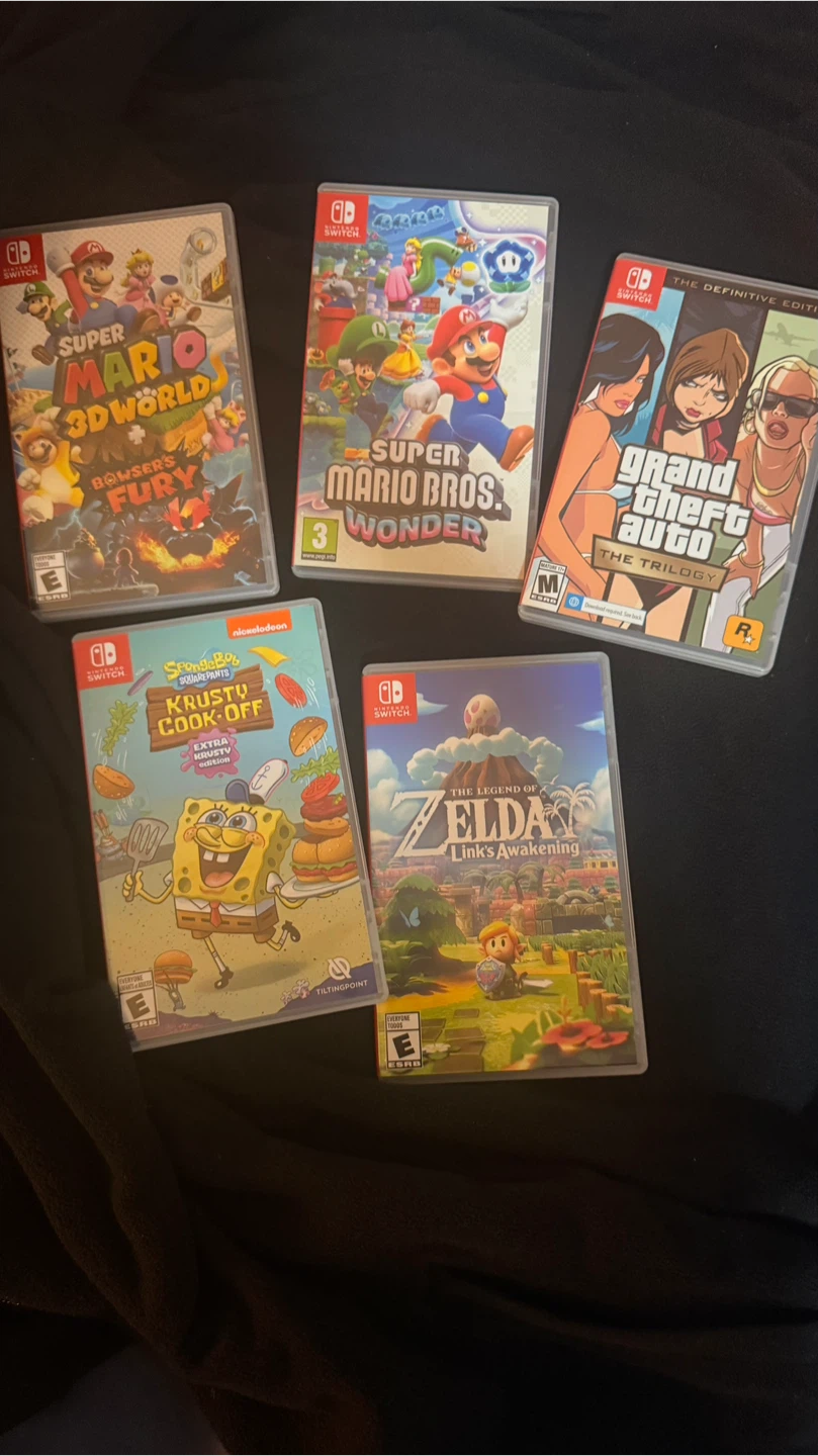 Nintendo Switch Console with Games - photo 2