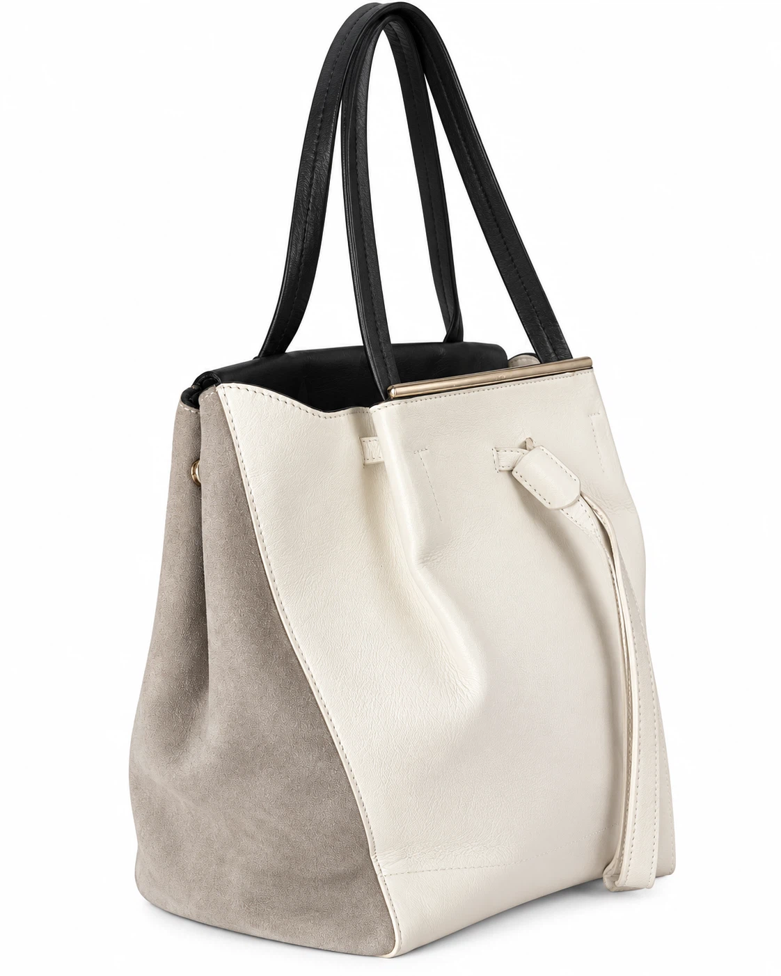 Furla Leather and Suede Handbag - photo 3
