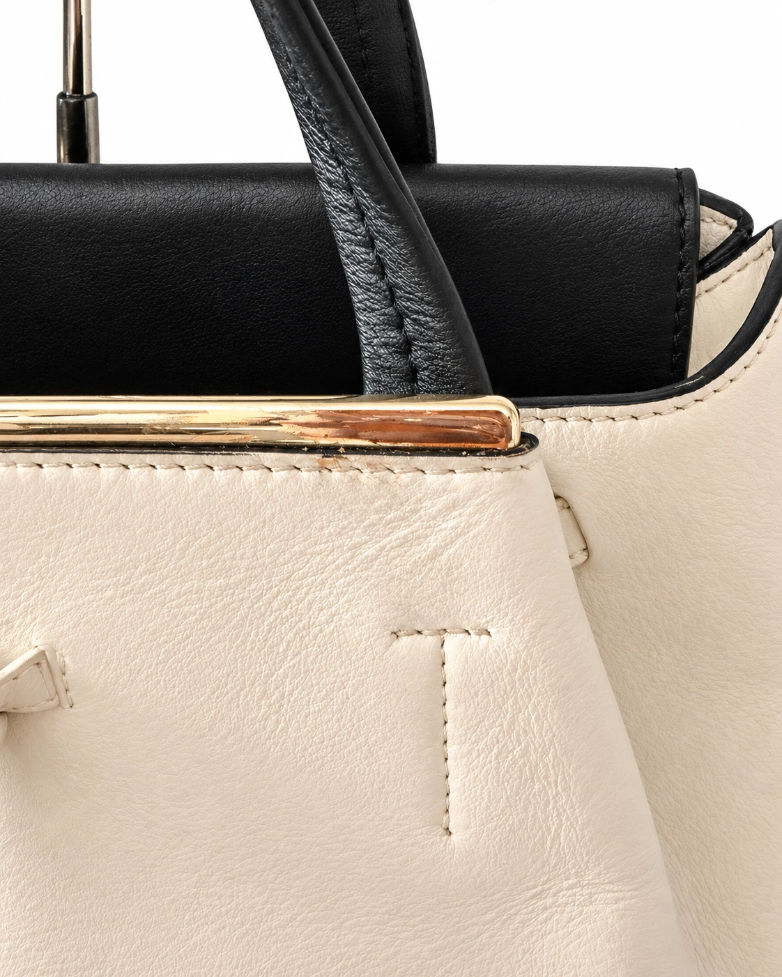 Furla Leather and Suede Handbag - photo 4
