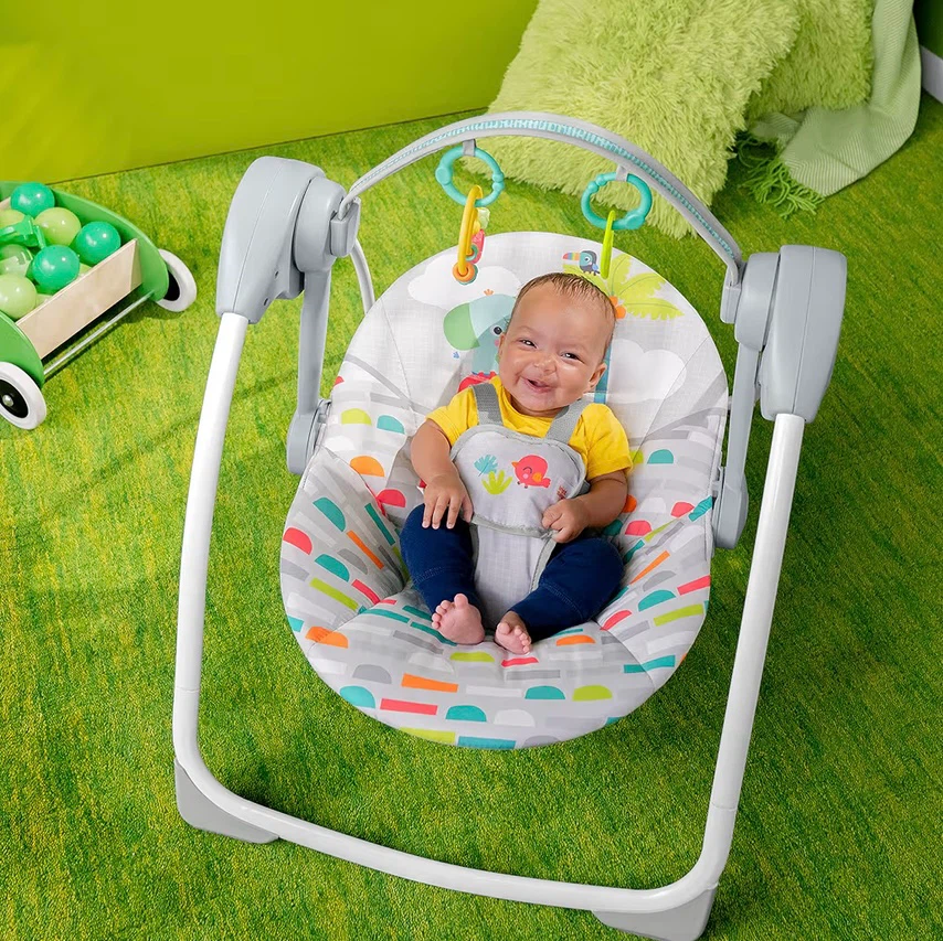 Bright Starts Playful Paradise baby swing - photo 2