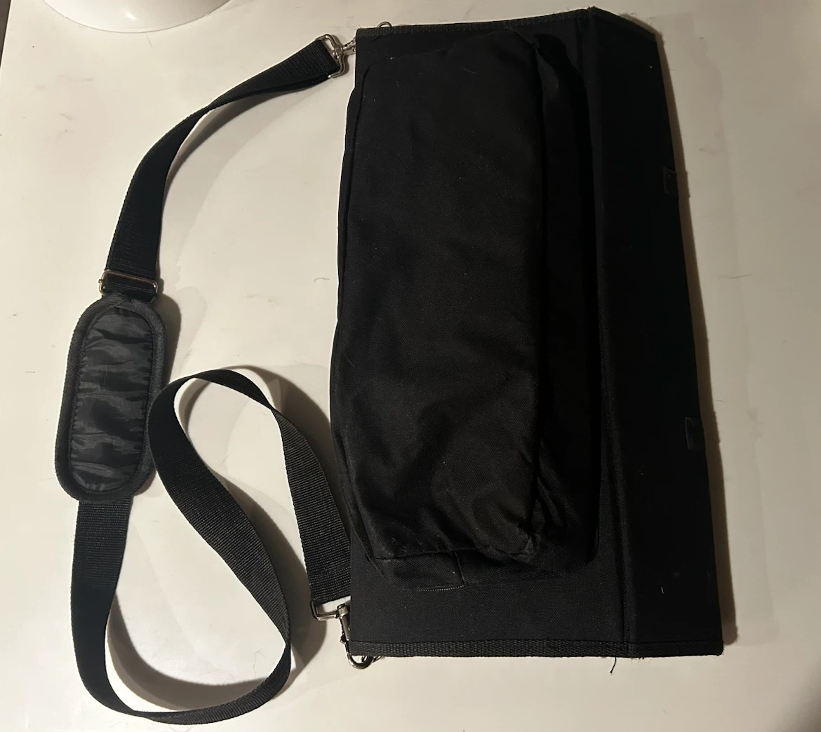 Black Knife Roll Bag with Strap - photo 5