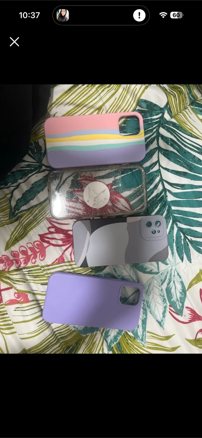 Four iPhone12  phone cases