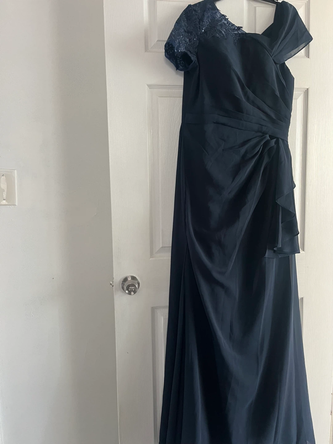 Navy Blue Evening Gown
