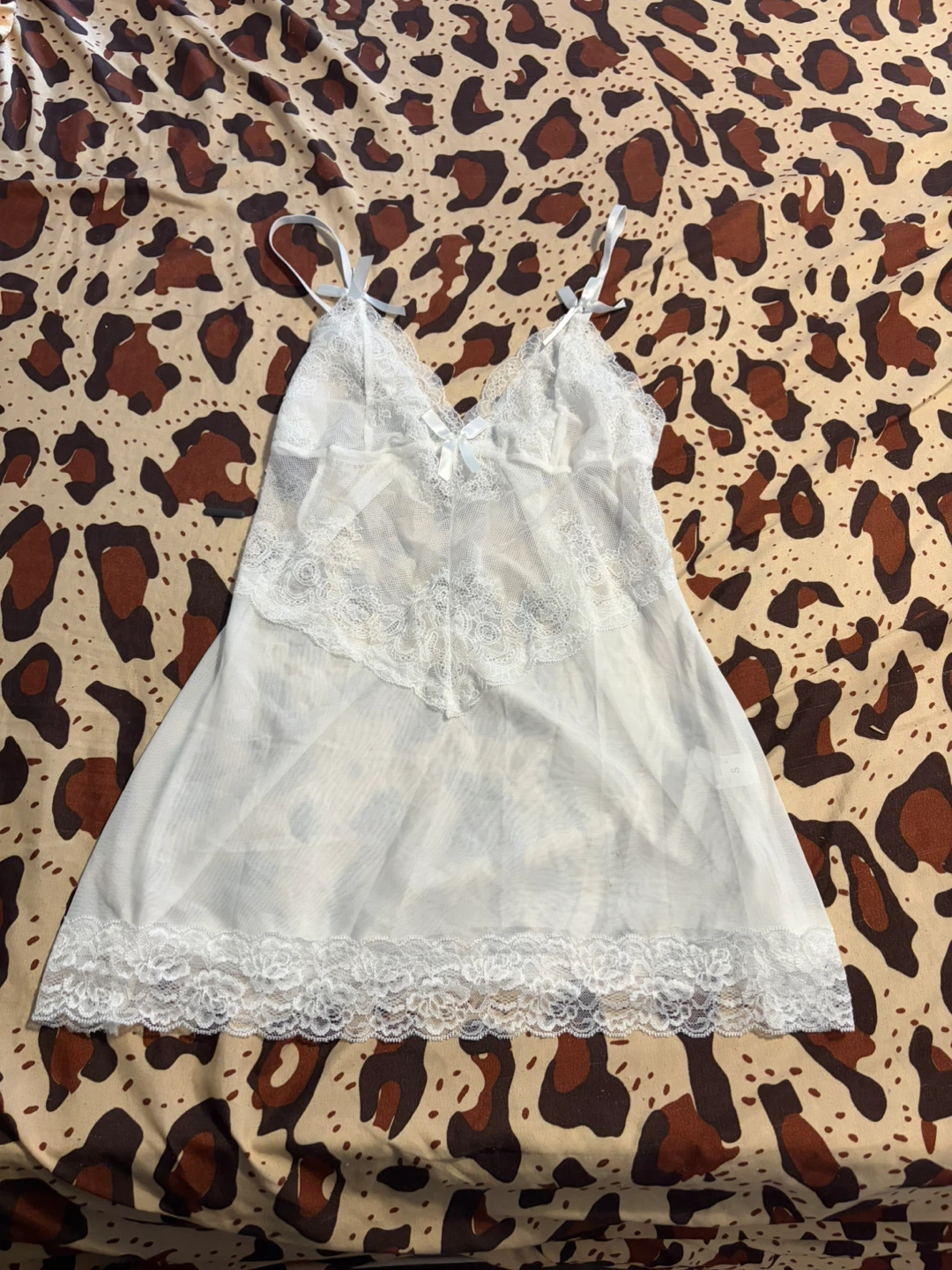White Lace Lingerie Chemise