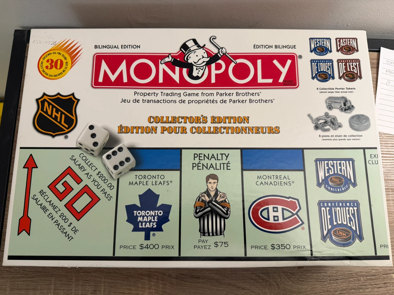 NHL Monopoly Collector's Edition