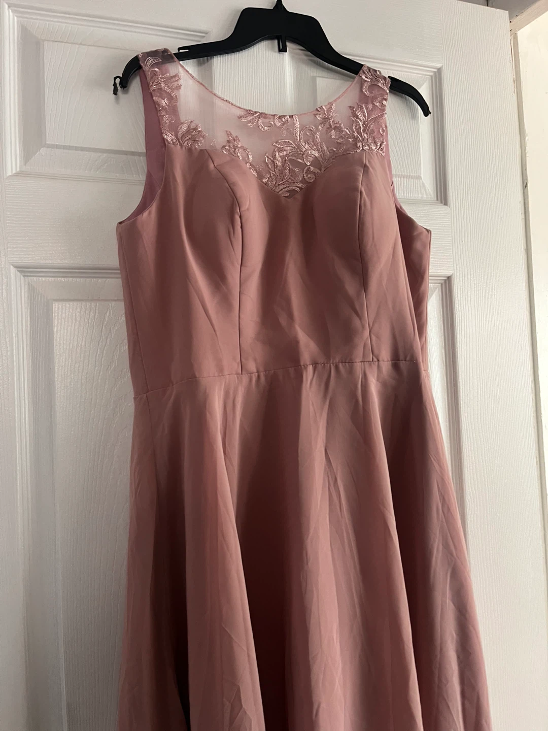 Dusty Rose Formal Lace Dress - photo 2
