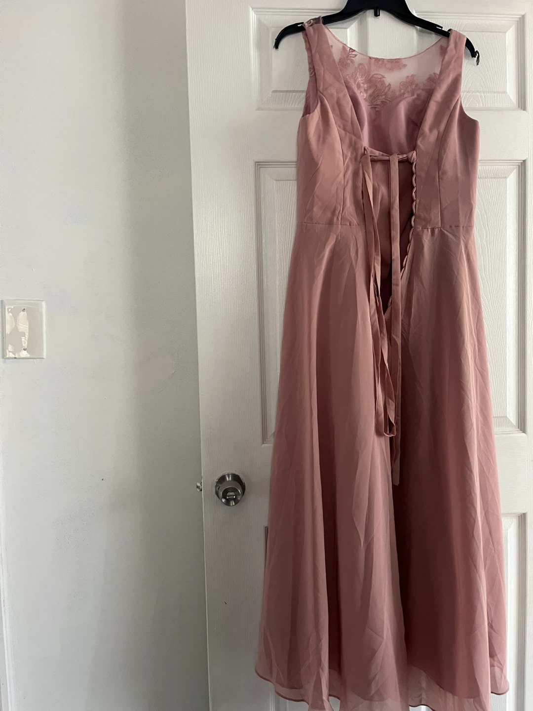 Dusty Rose Formal Lace Dress - photo 3