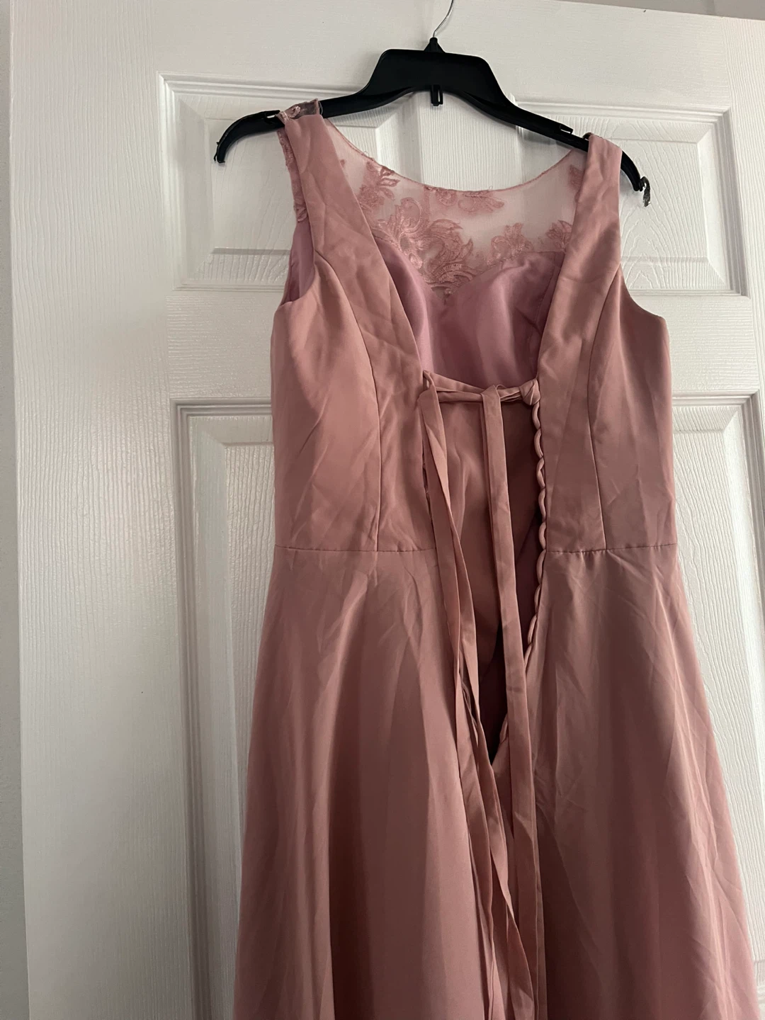 Dusty Rose Formal Lace Dress - photo 4