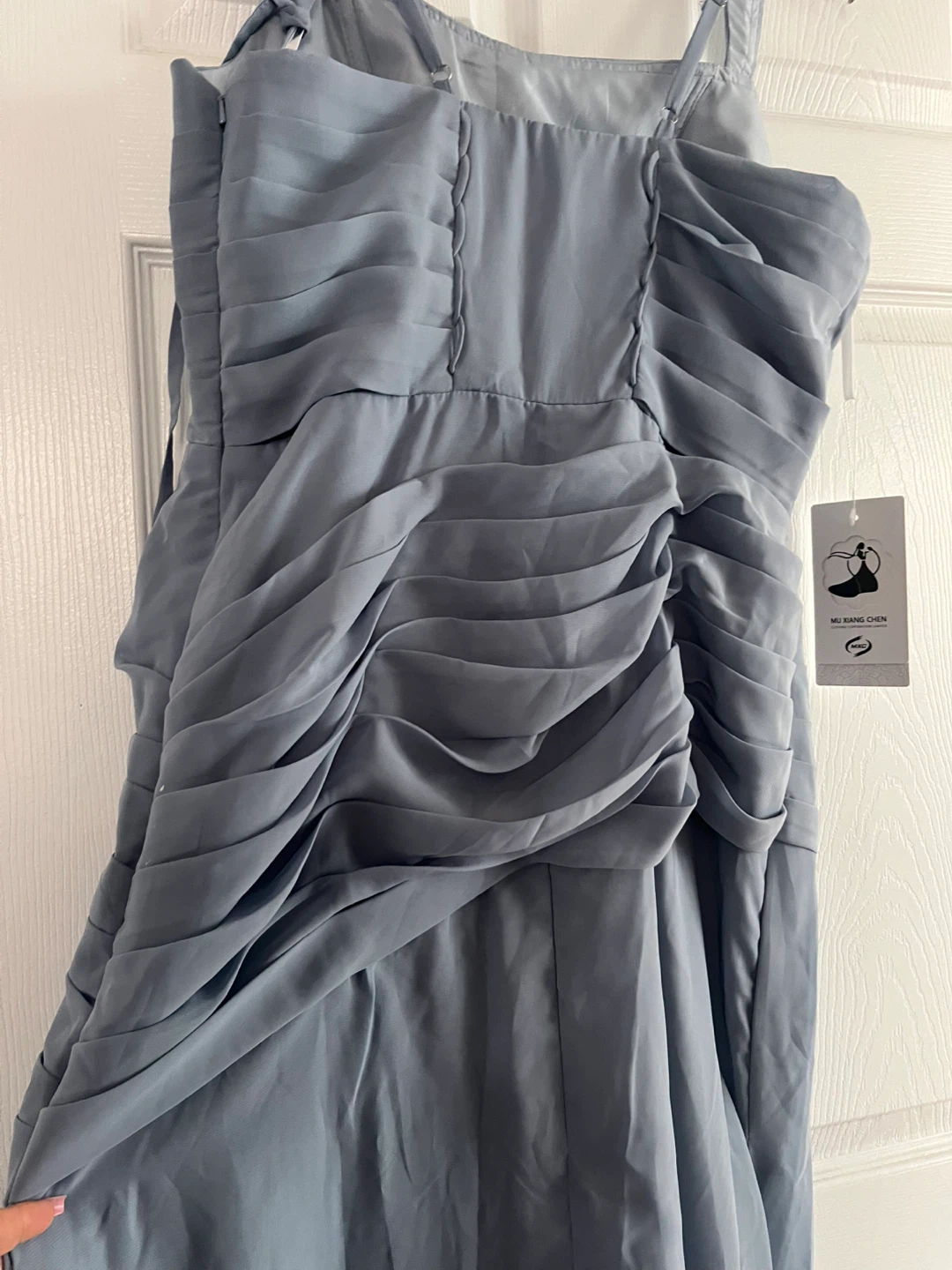 Mu Xiang Chen Blue Formal Dress - photo 4