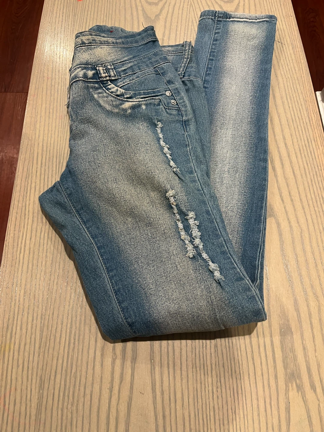 Gogo Jeans Company Distressed Skinny Jeans Size 3