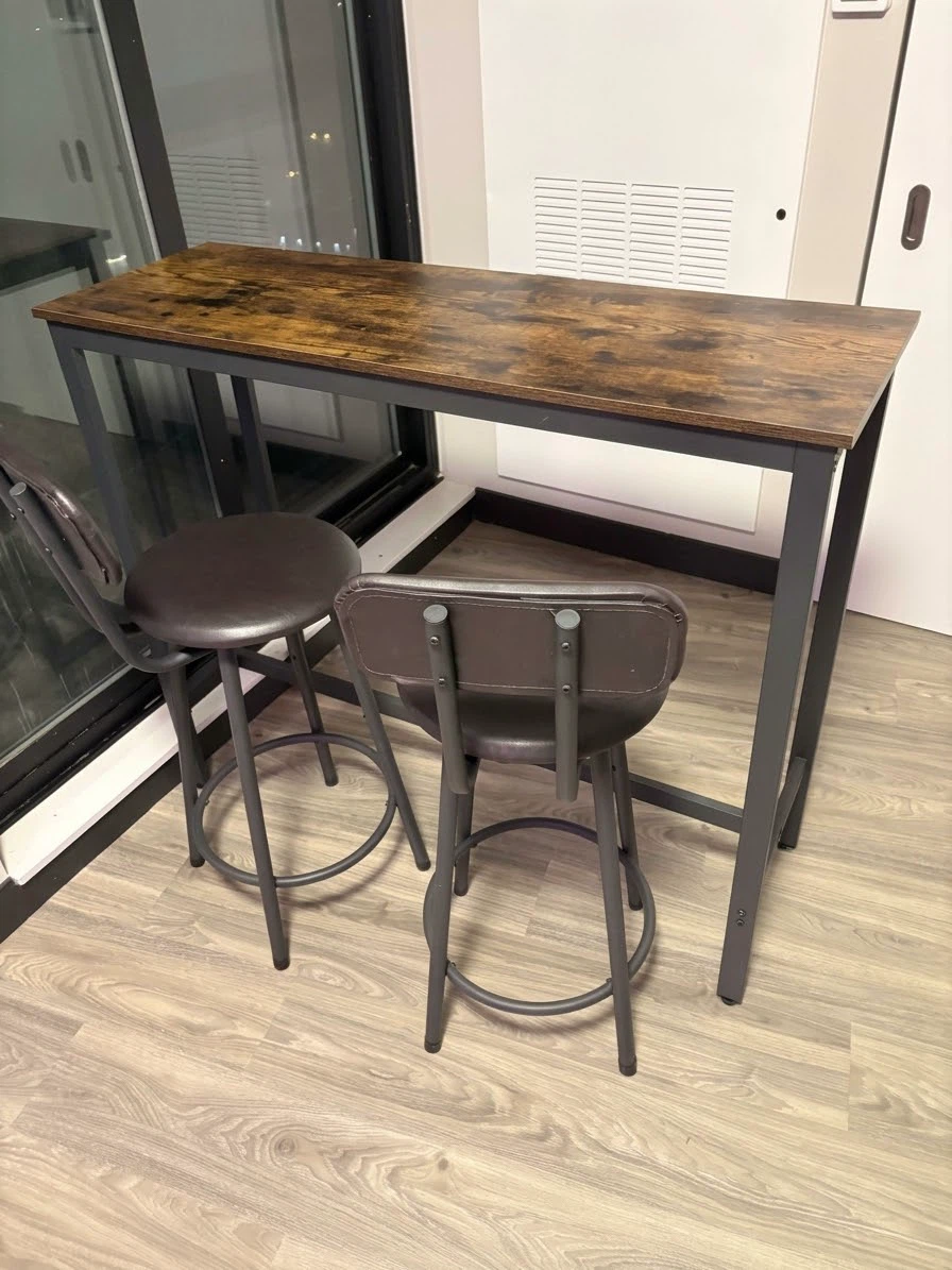 Pub Table and Two Stools