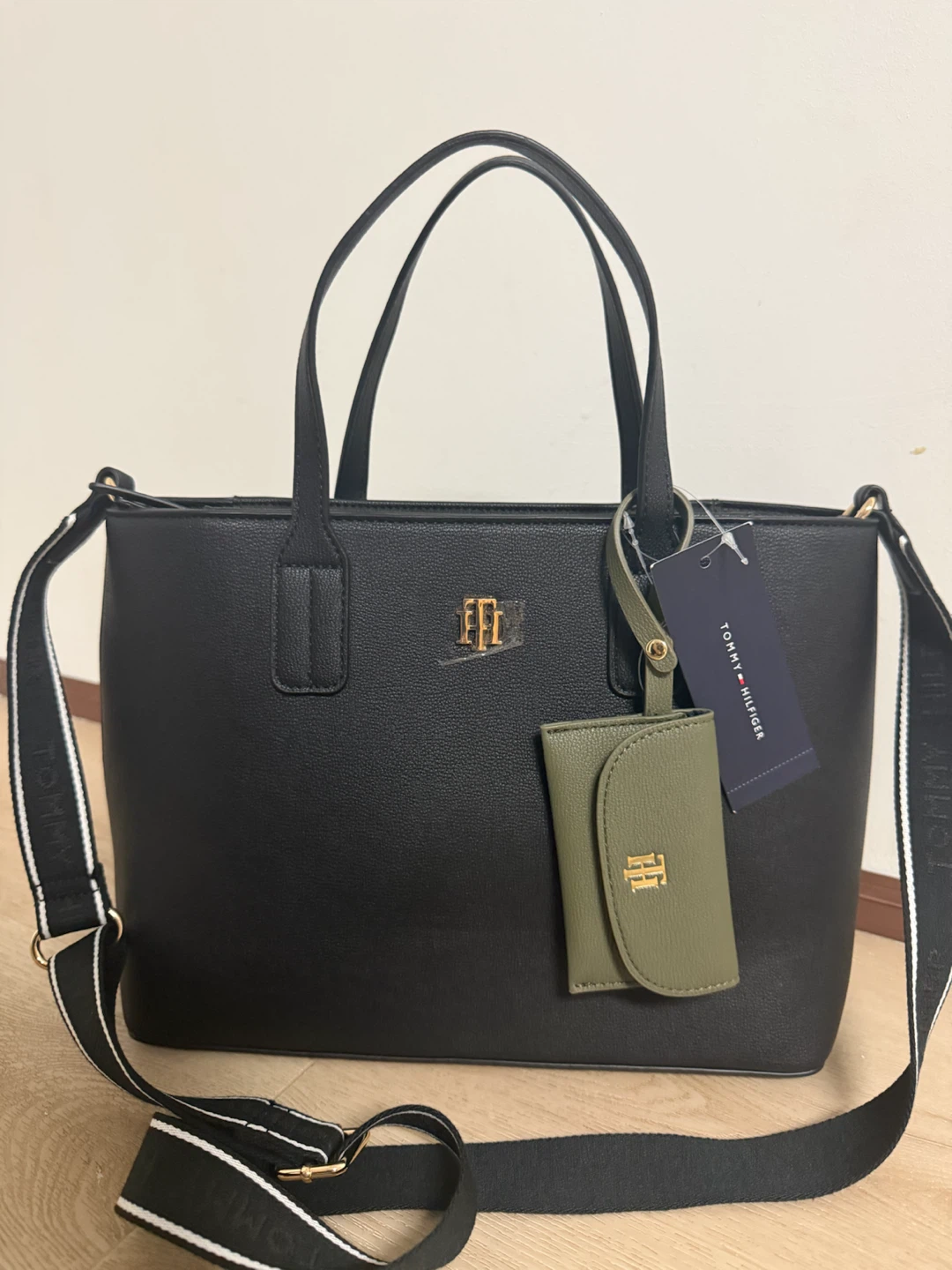 Tommy Hilfiger Black Tote Bag