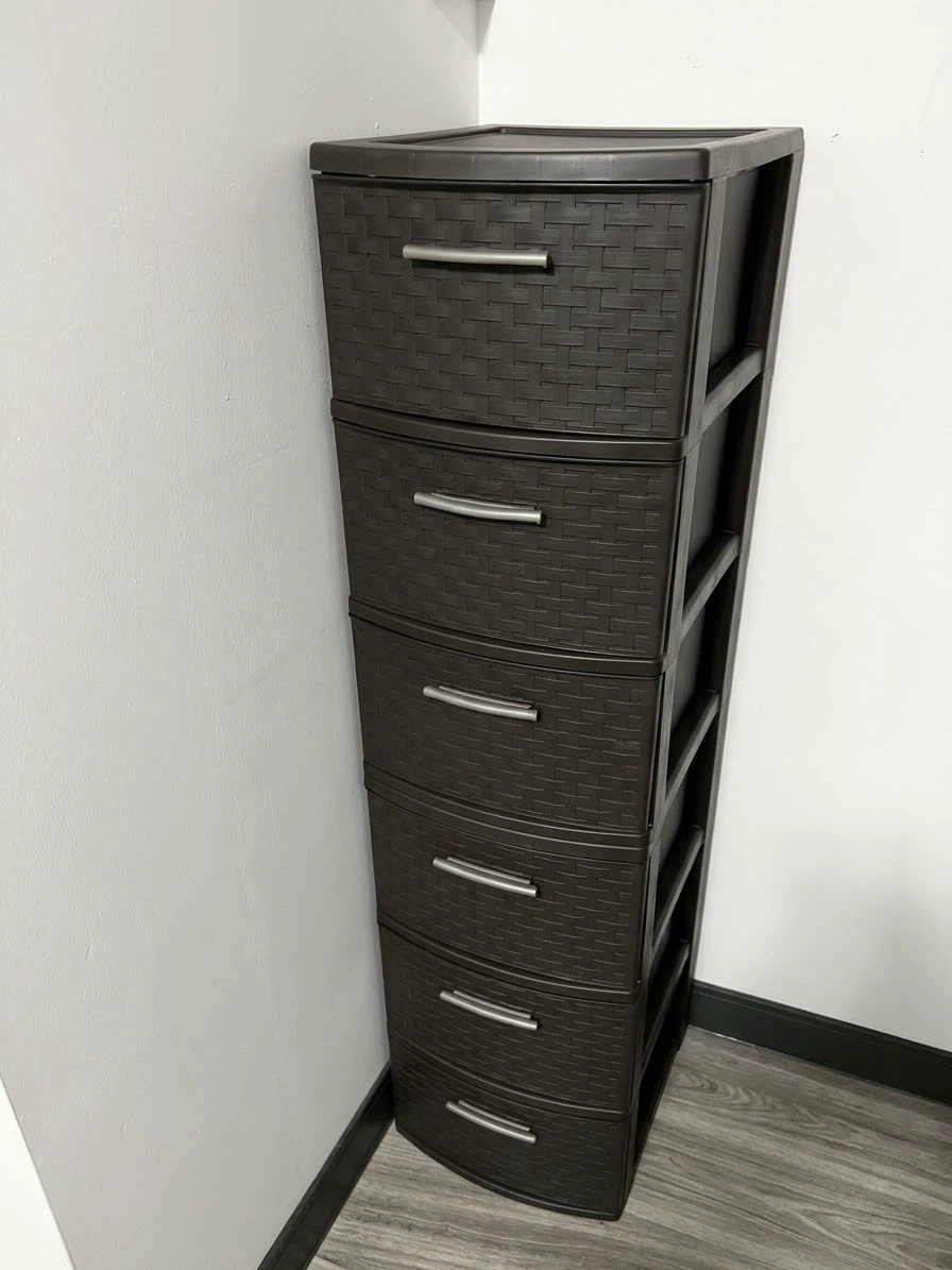 3-Drawer Plastic Storage Unit