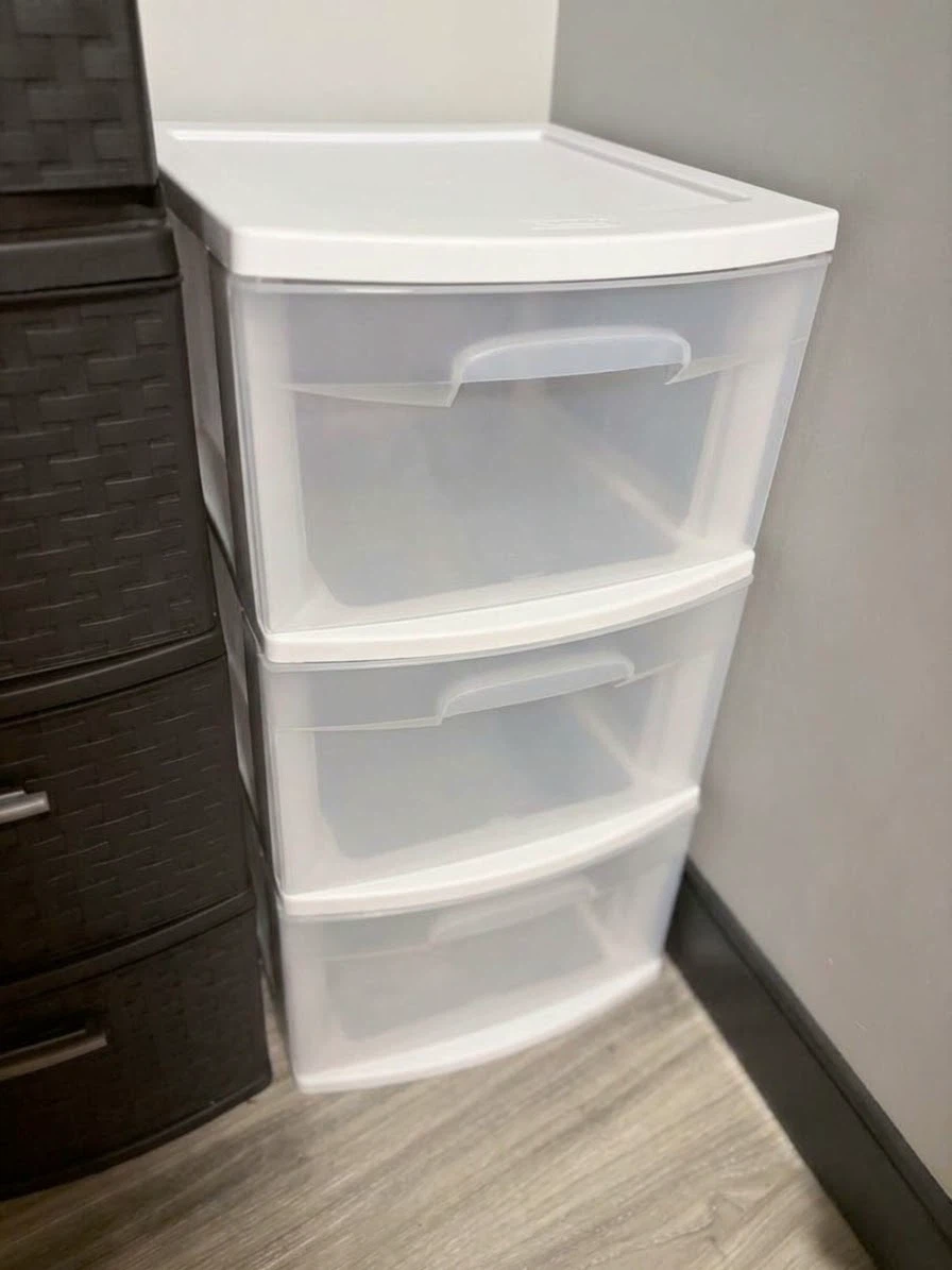 3-Drawer Plastic Storage Unit - photo 2