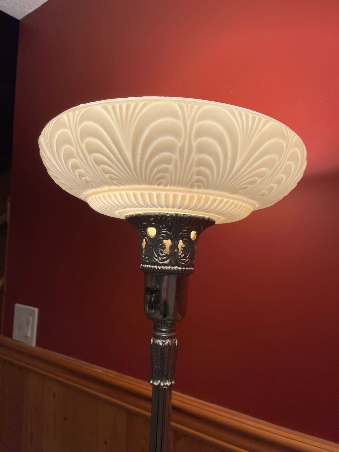 A beautiful vintage torchiere floor lamp - photo 4