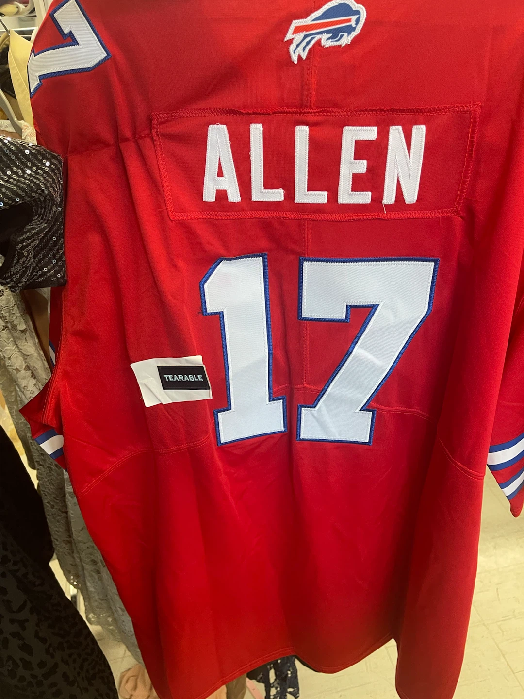 Buffalo Bills Josh Allen Jersey Red