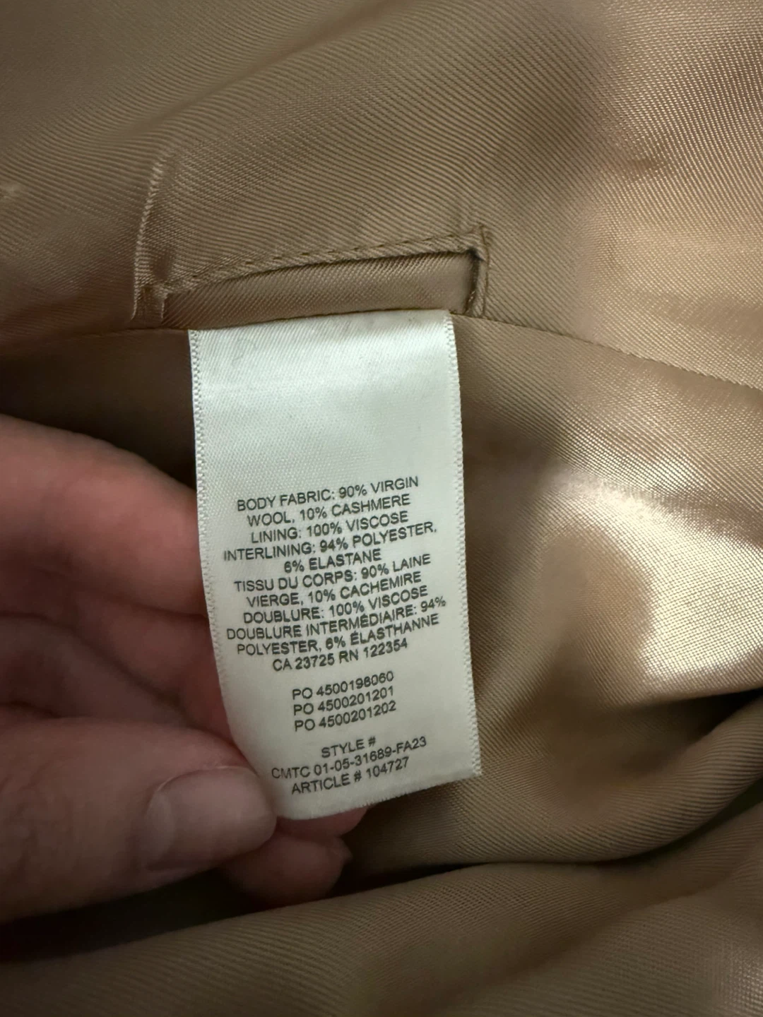 Selling Aritzia Babaton Constant Coat in the colour Saville - photo 4