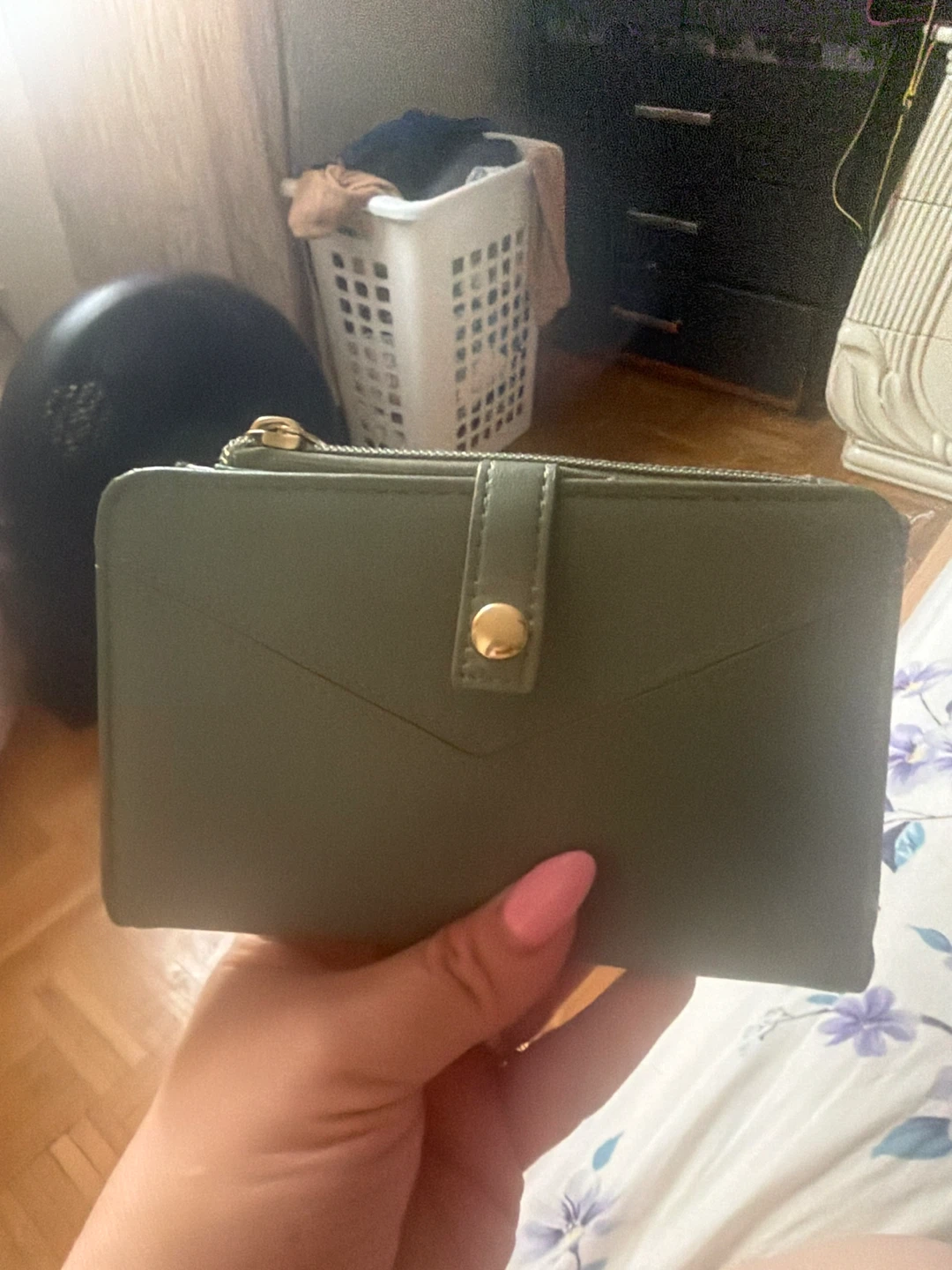 Olive Green Bi-fold Wallet