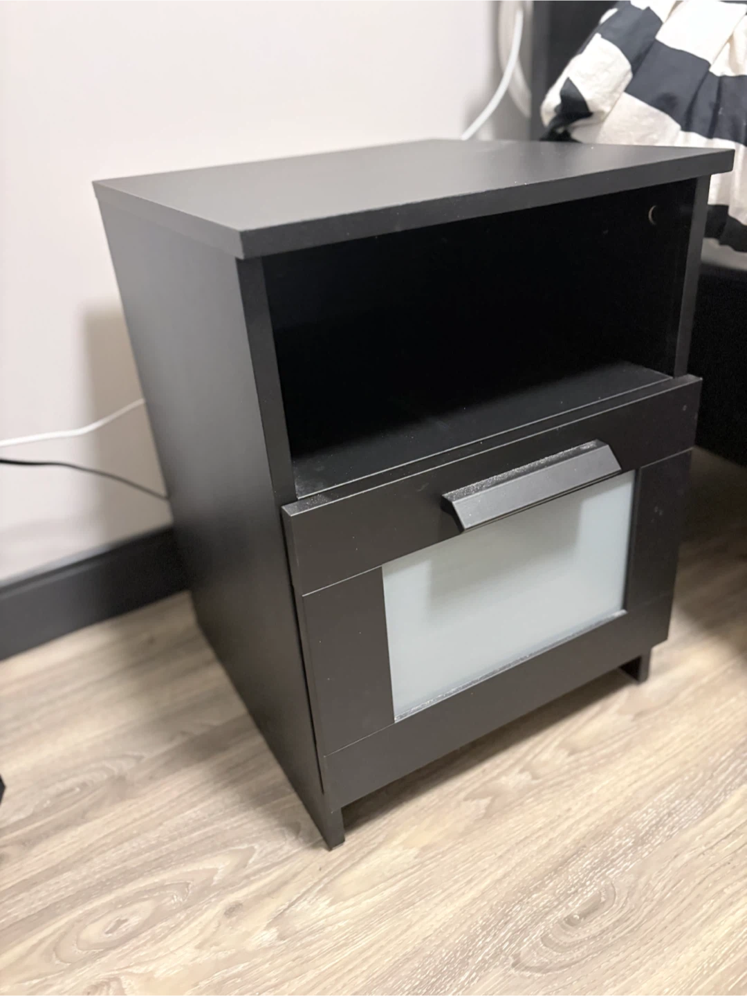 IKEA Brimnes Bed Frame and Nightstand - photo 2