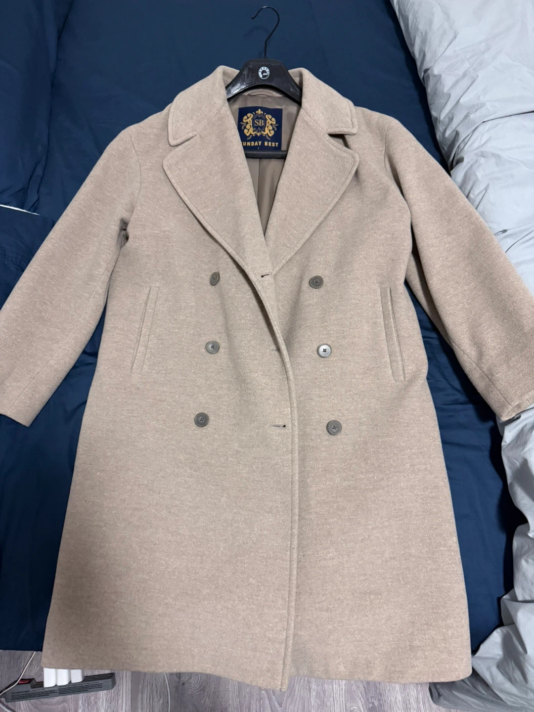 Selling Aritzia Sunday Best Fitzroy coat in taupe/grey