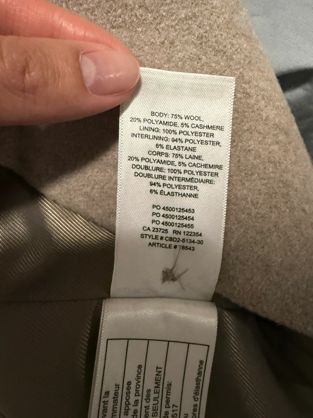 Selling Aritzia Sunday Best Fitzroy coat in taupe/grey - photo 3
