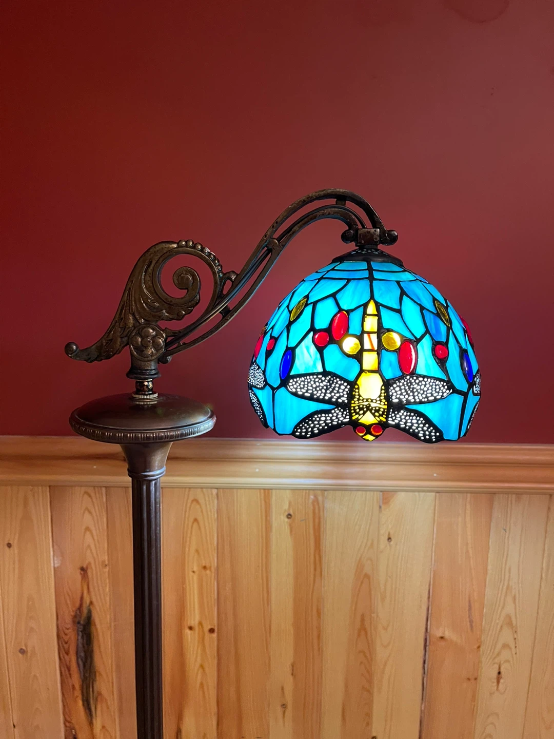 A gorgeous antique bridge floor lamp - photo 2