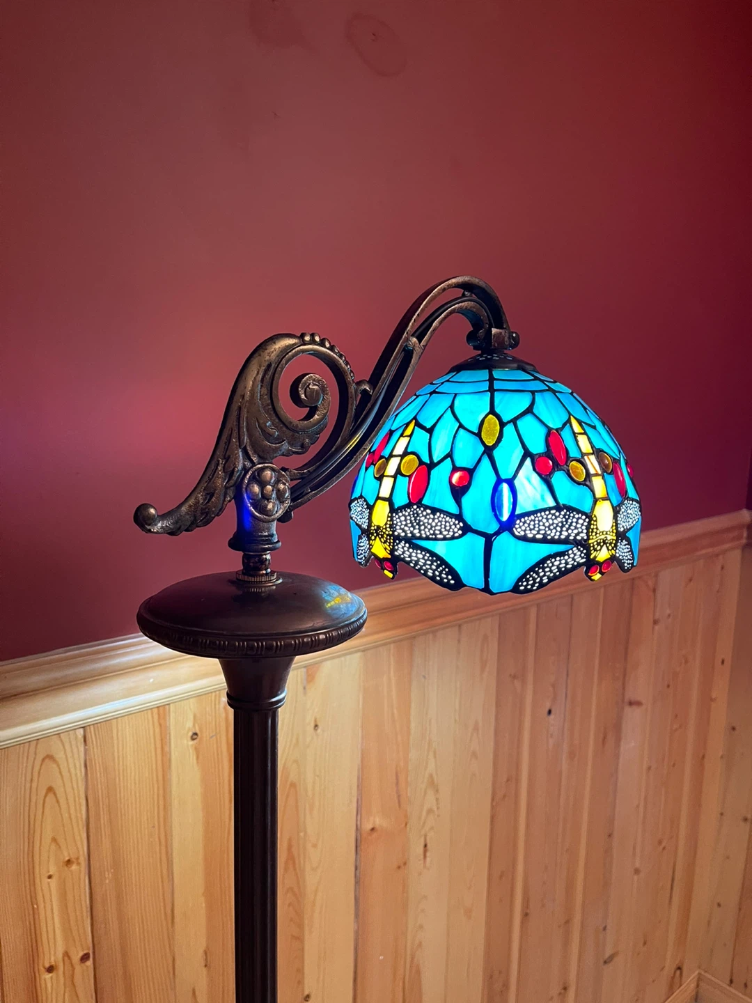 A gorgeous antique bridge floor lamp - photo 3