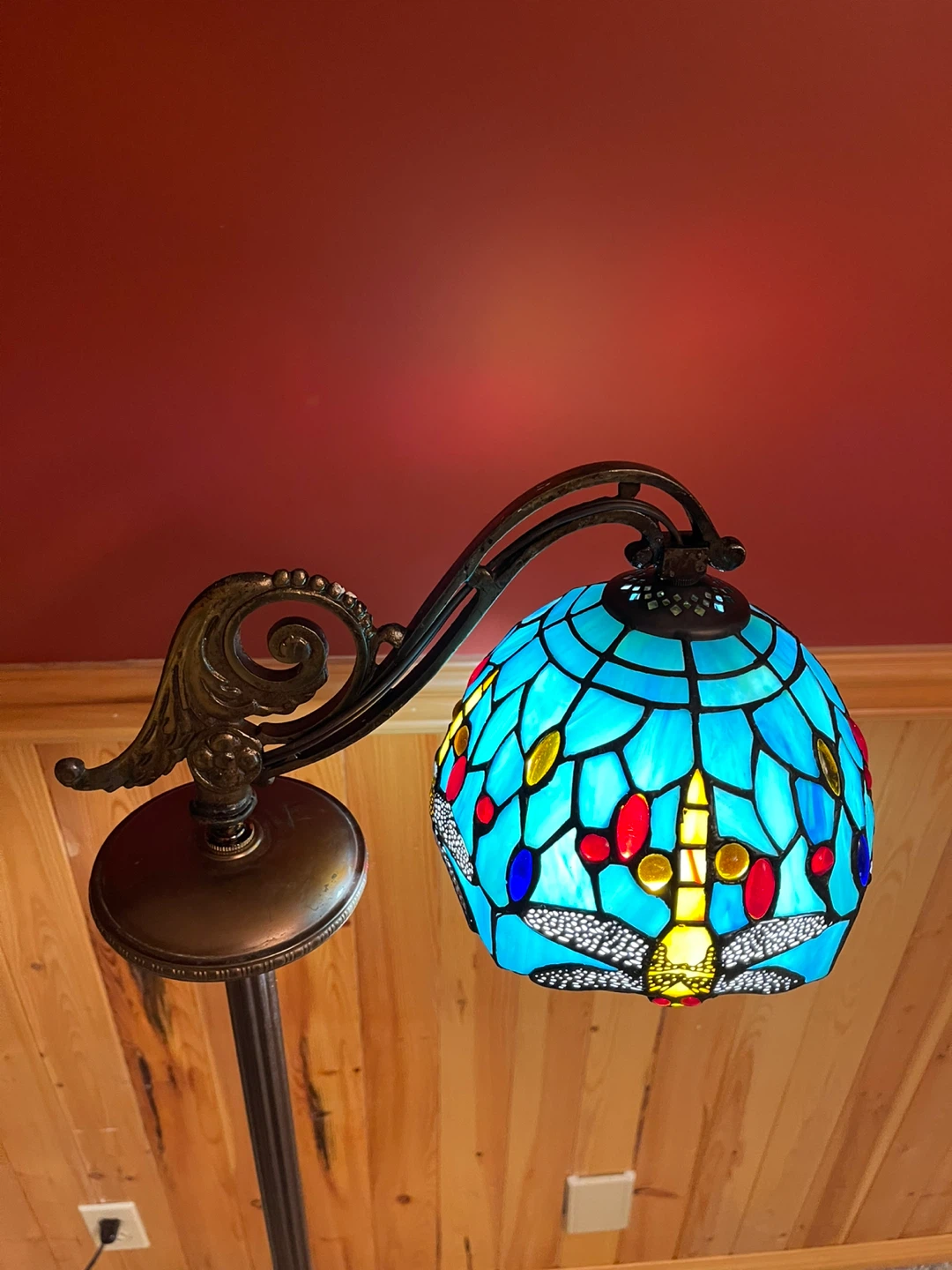 A gorgeous antique bridge floor lamp - photo 5