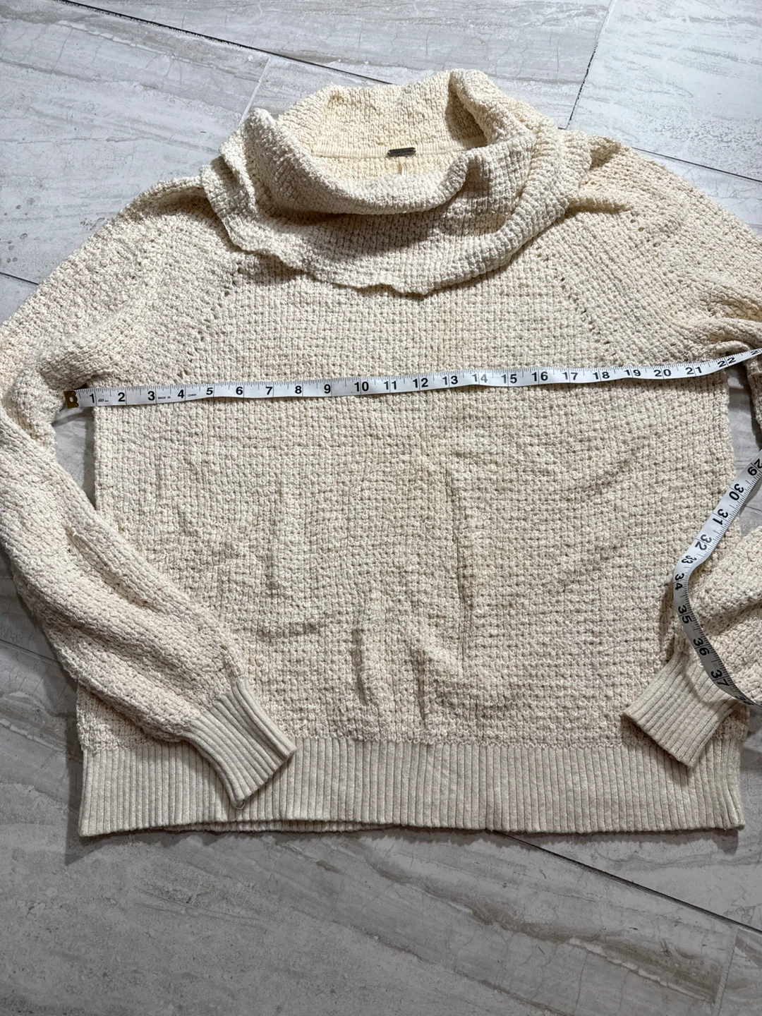 Free People Off-White Cowl Neck Sweater - photo 4