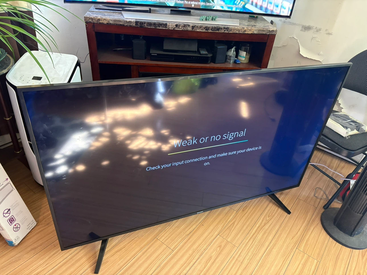 Sharp 65-inch LED LCD TV- smart tv- perfect working condition