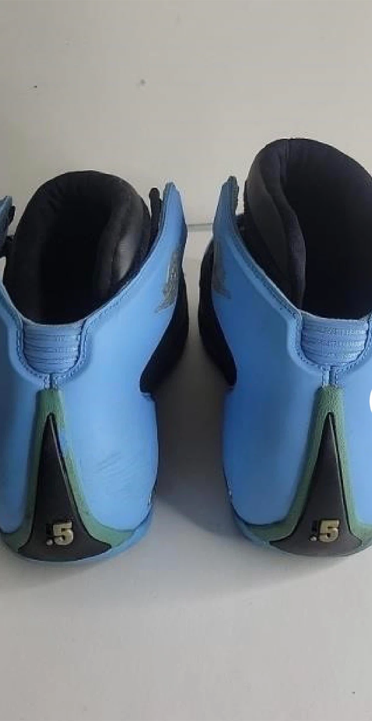 Jordan Melo 1.5 Black and University Blue Sneakers - photo 4