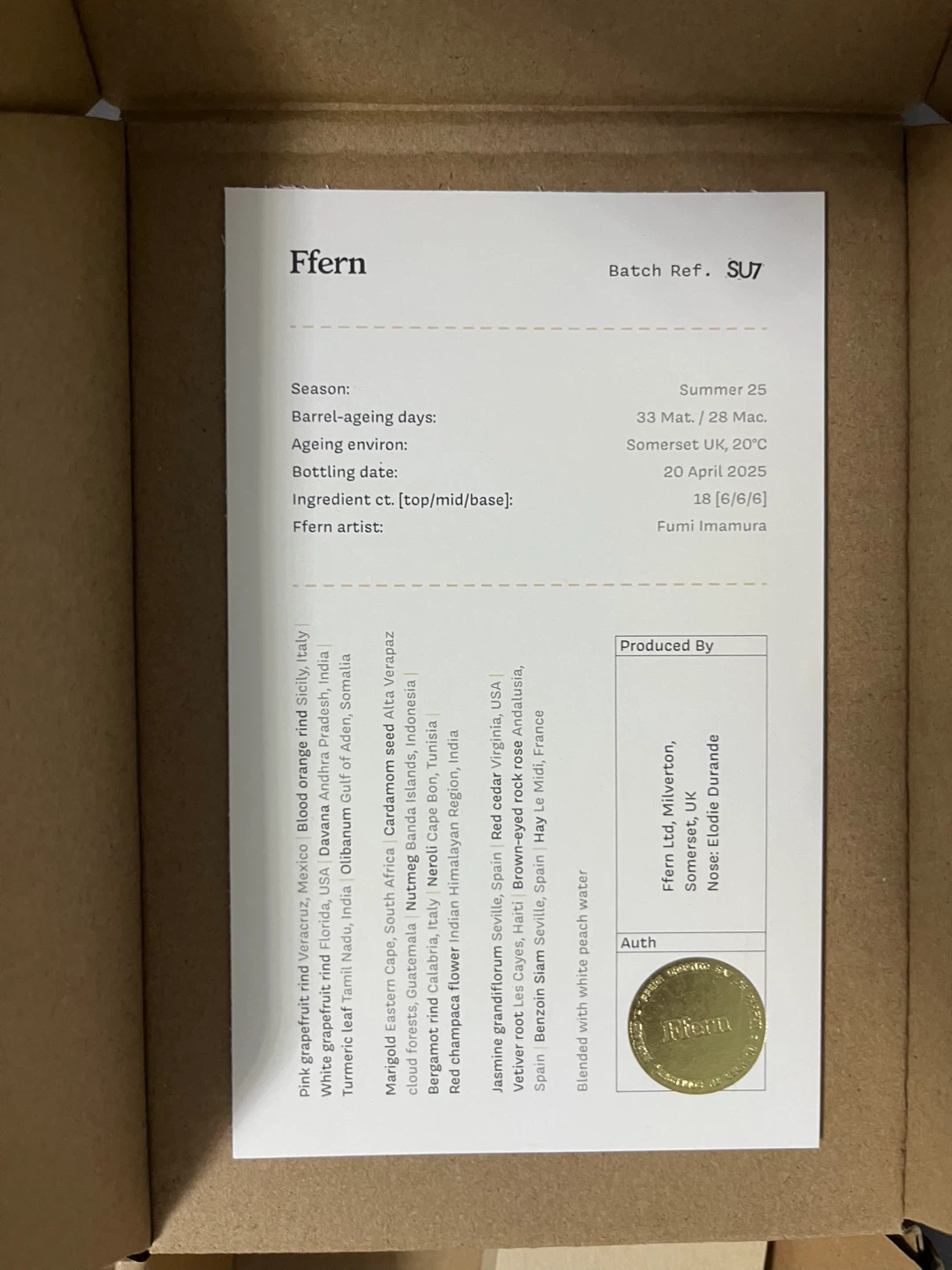 Ffern Summer 25 Eau de Parfum - photo 2