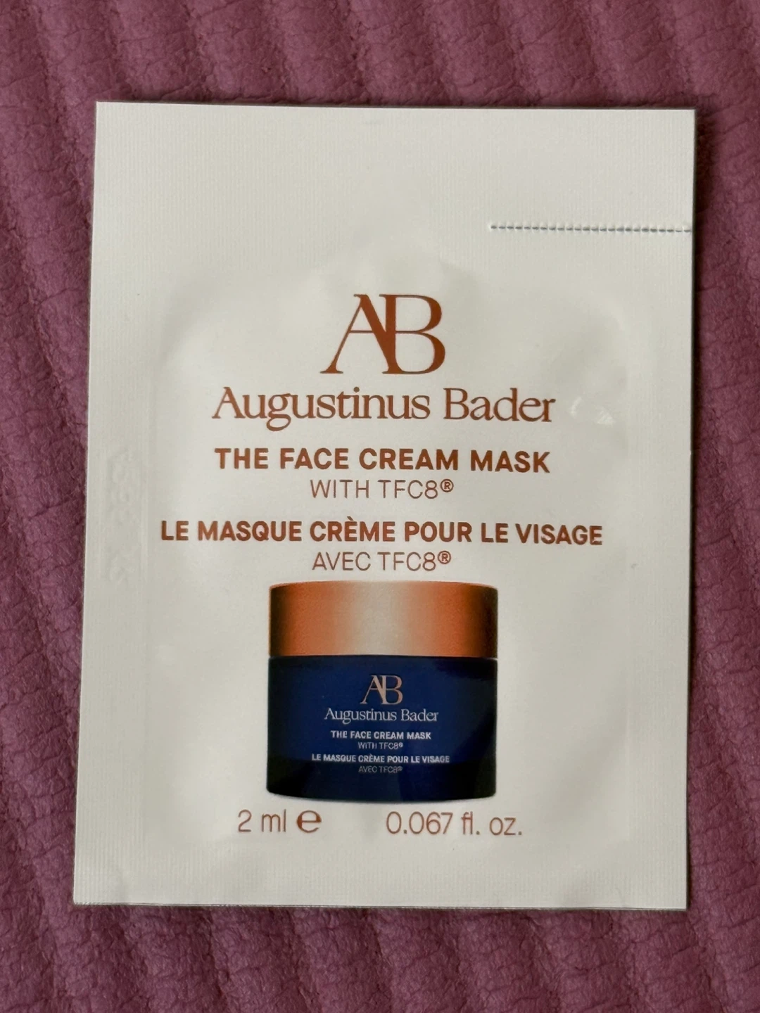 Augustinus Bader The Face Cream Mask Sample