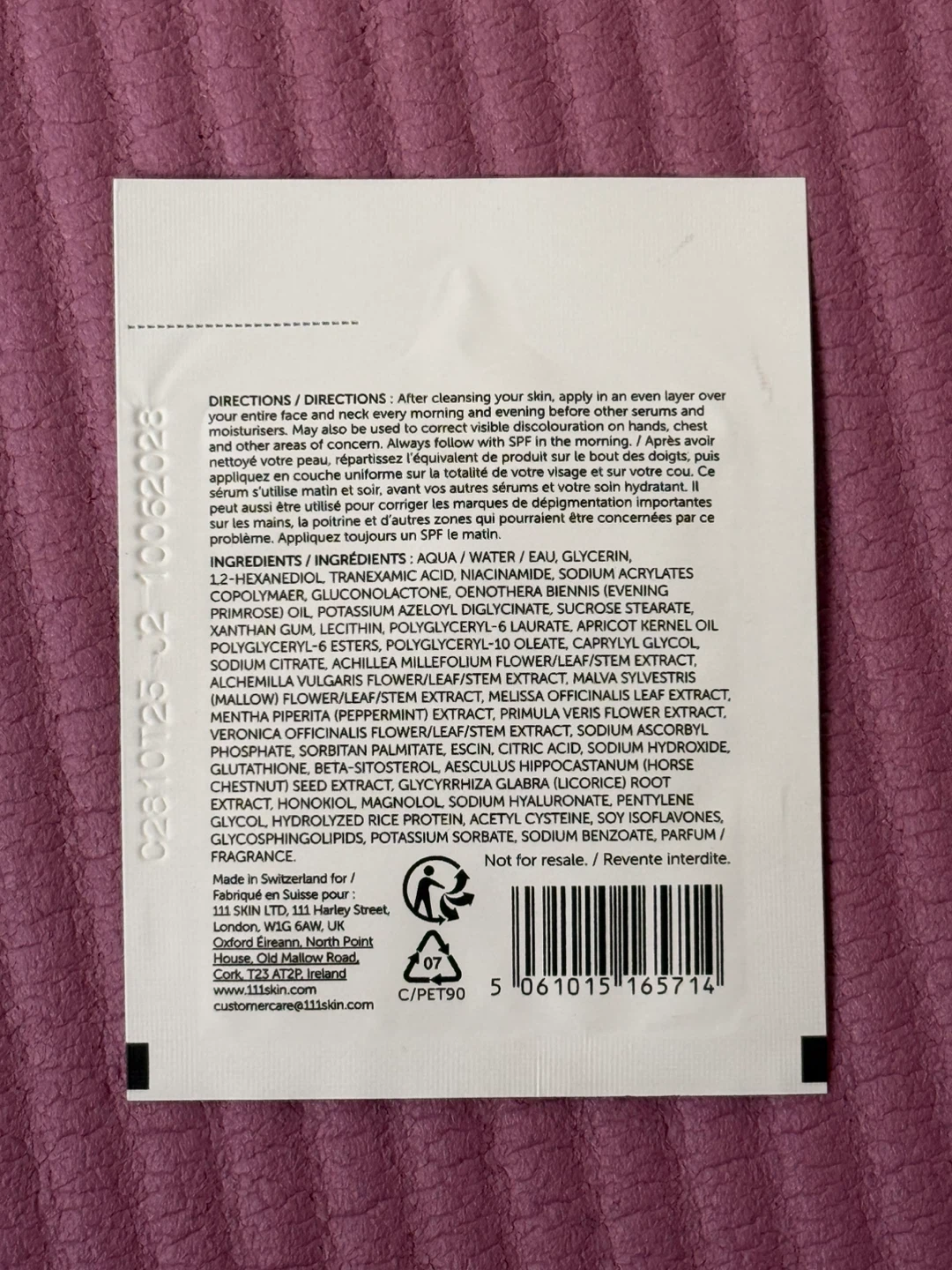 111SKIN Dark Spot Correcting Serum Sample - photo 2