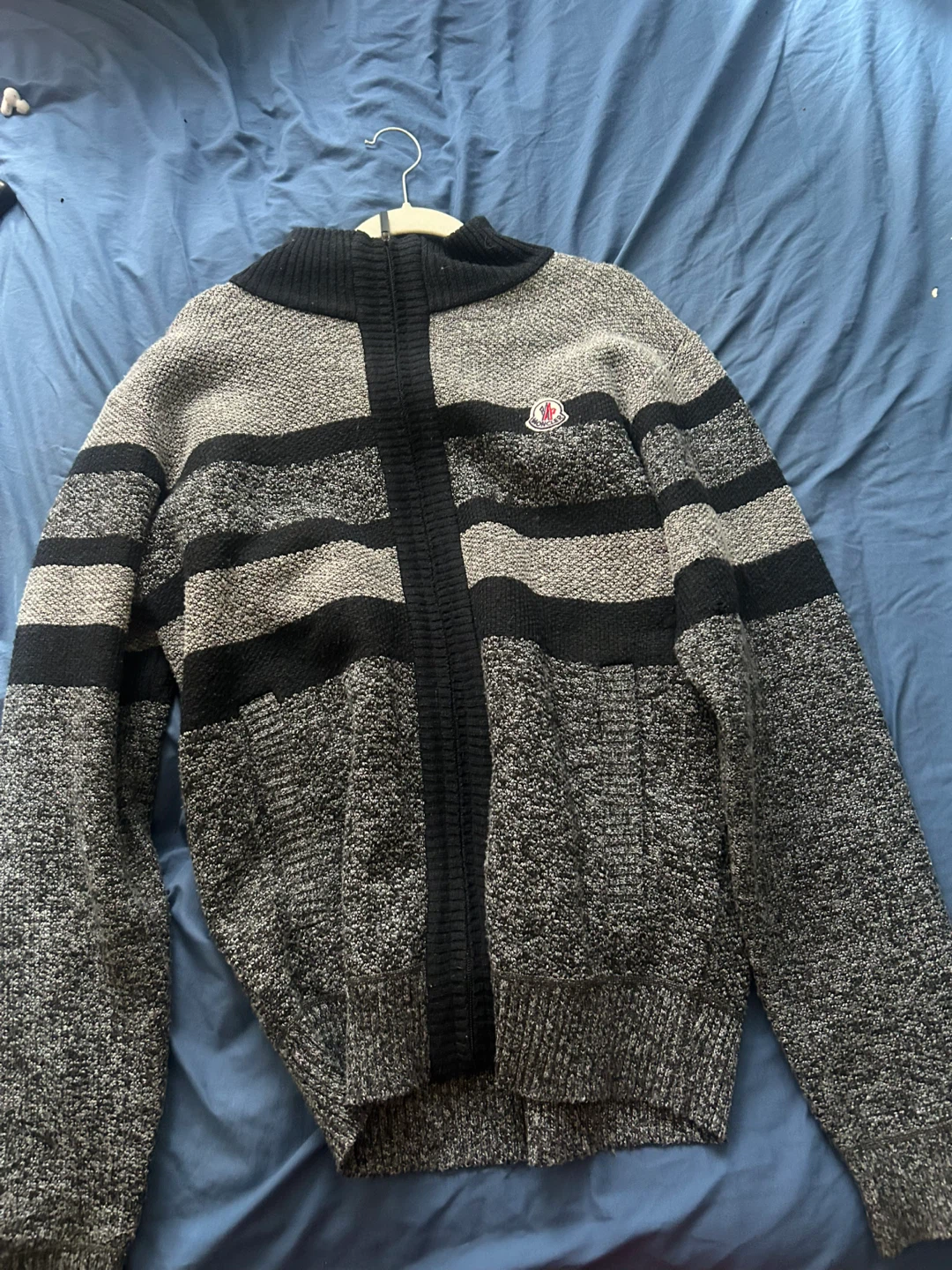 Moncler Men's Zip-Up Knit Cardigan