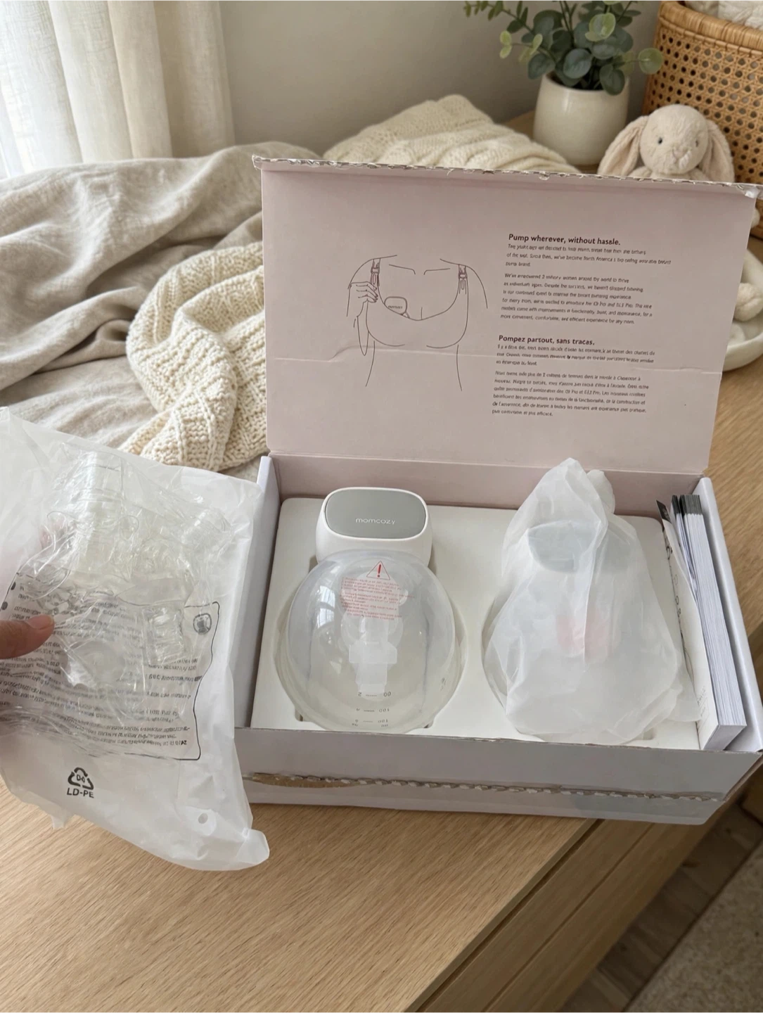 Momcozy S9 Pro Wearable Breast Pump – Double Set (Brand New) - photo 3