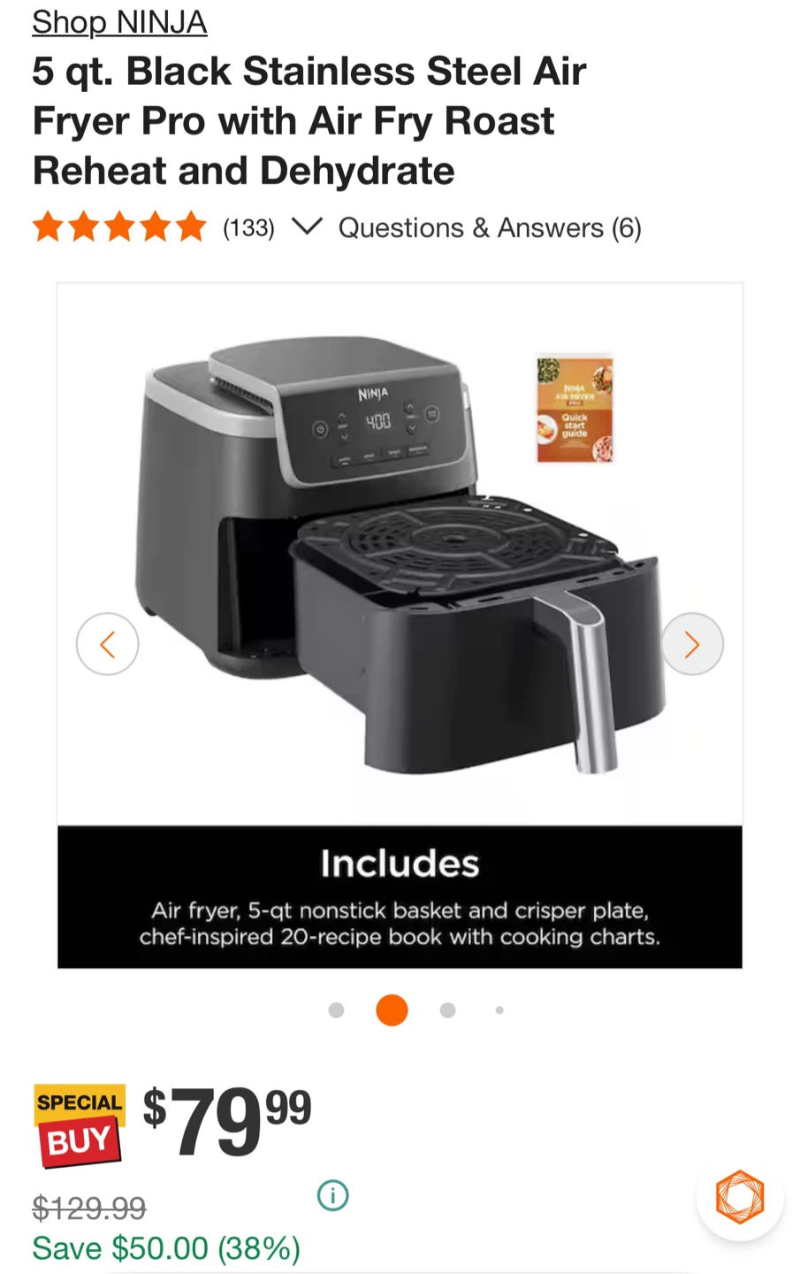 Ninja 5 qt. Air Fryer Pro - photo 5