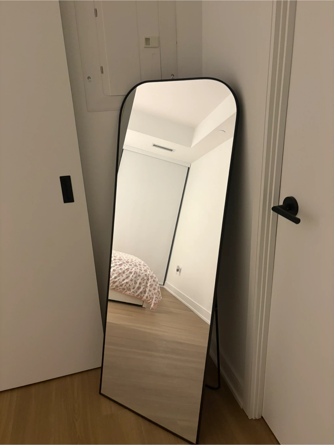 Black Full Length Floor Mirror