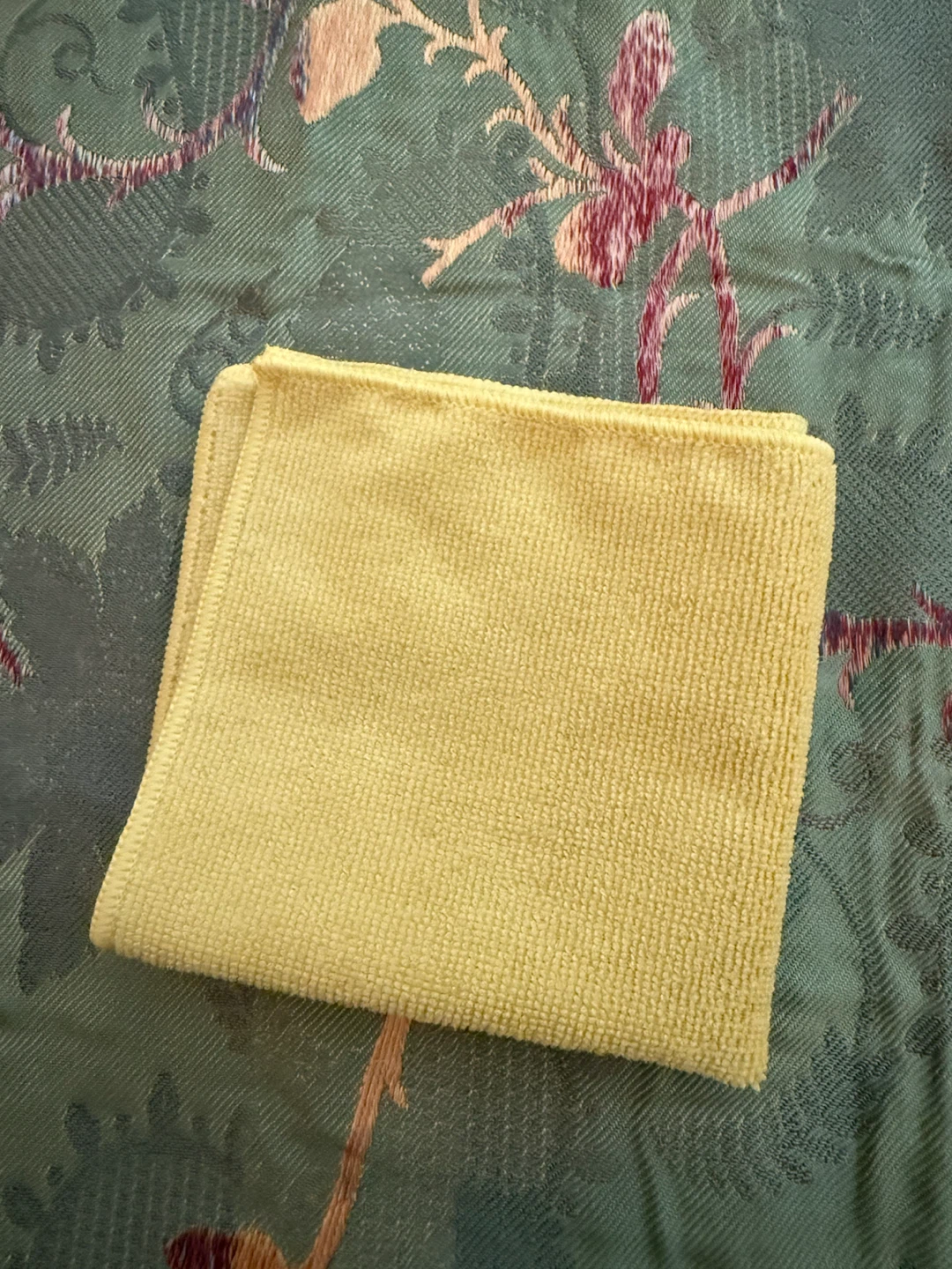 Yellow Microfiber Cleaning Cloth