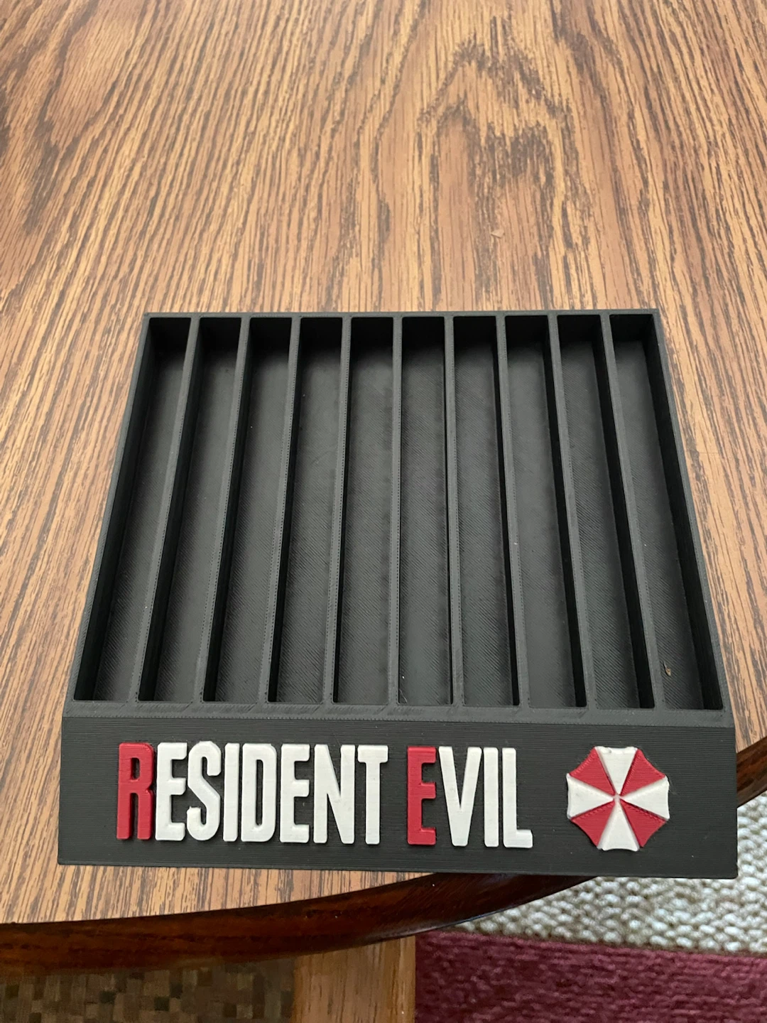 Resident evil game holder stand