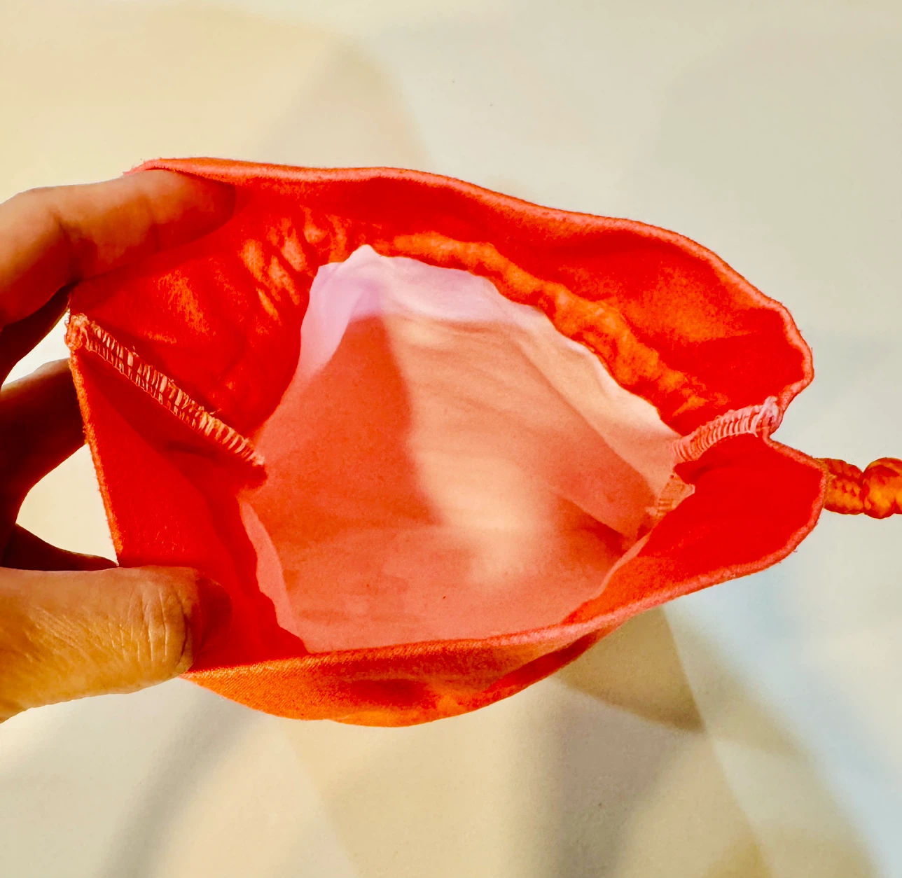 Benefit Retro Peach Color Cosmetics Drawstring Pouch_NWOT - photo 5